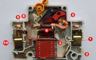 Устройство автоматического выключателя