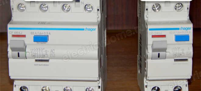 Как выбрать УЗО по мощности