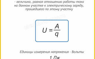 В чем измеряется напряжение – простое объяснение