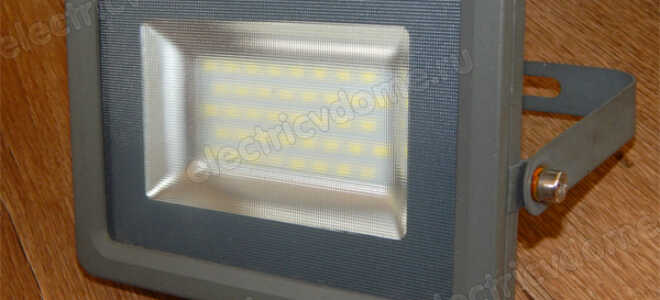 Как подключить светодиодный прожектор