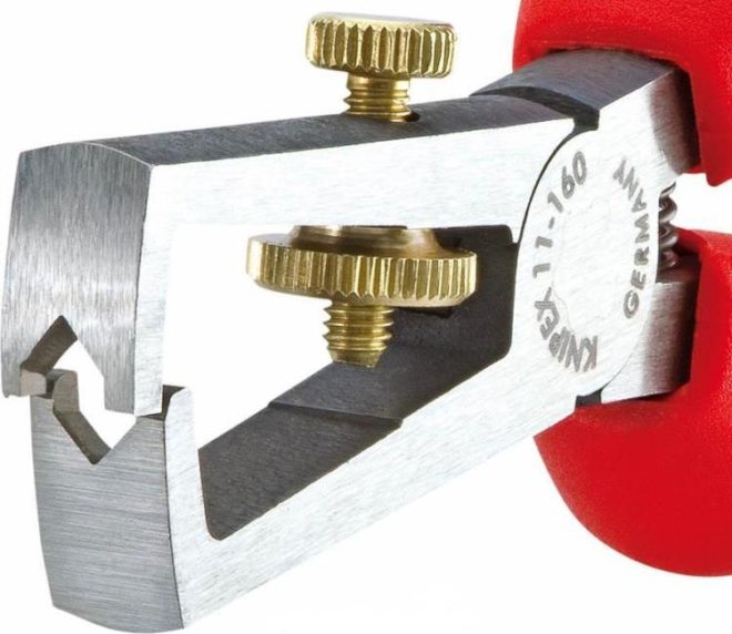 Клещи для снятия изоляции с жил проводов Knipex