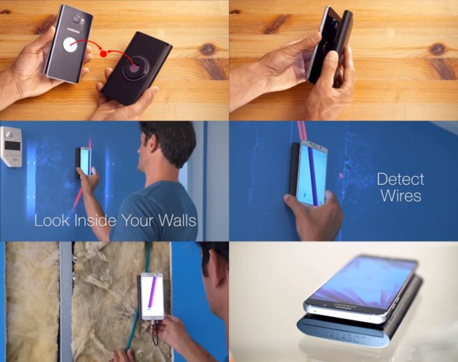 Поиск скрытой проводки с устройством Walabot DIY для смартфона