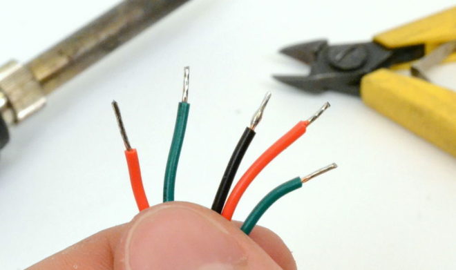 лужение провода