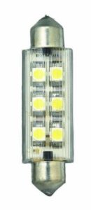 Led лампа среднего размера в салон автомобиля 