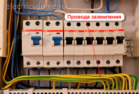 цвет провода заземления