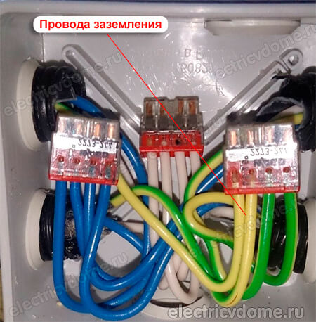 цвет заземления в трехжильном проводе