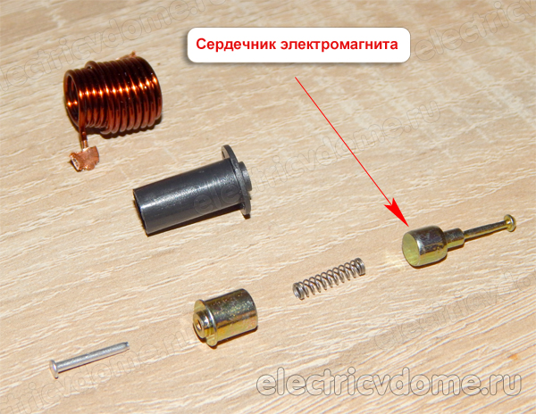 электромагнитный расцепитель автомата_elektromagnitnyj rascepitel avtomata