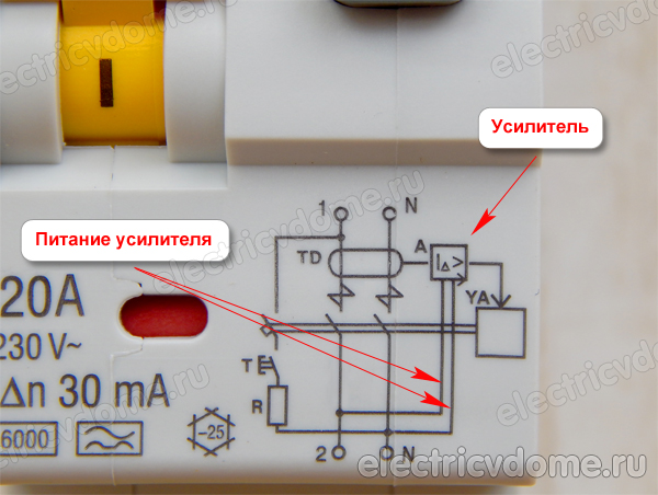 elektronnoe UZO_электронное УЗО схема