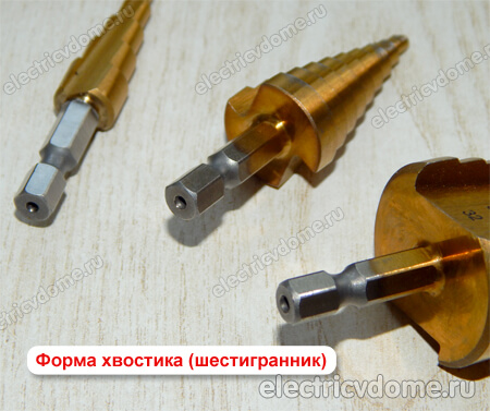 форма хвостовика