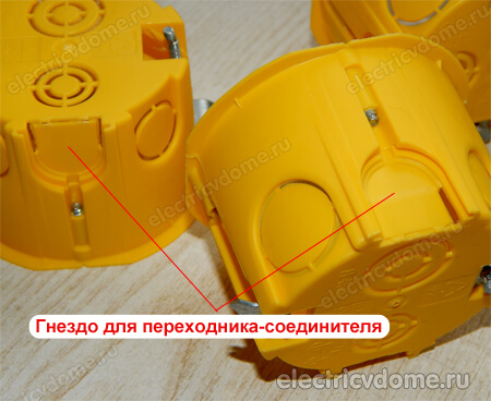гнездо для переходника гнездо для переходника