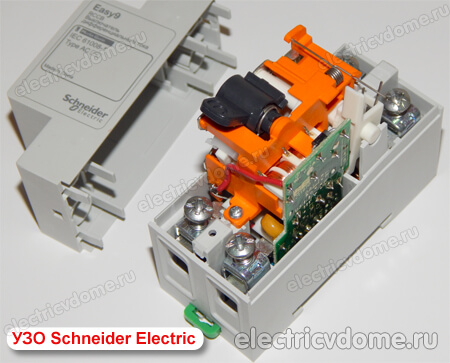 из чего состоит УЗО