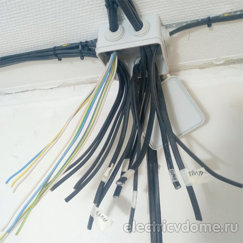 сборка распределительной коробки