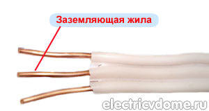 жила заземления