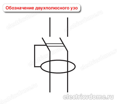 как обозначается узо на однолинейной схеме
