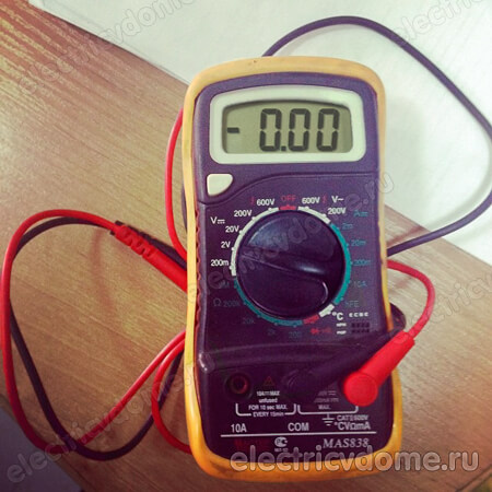 мультиметр Mastech MAS838