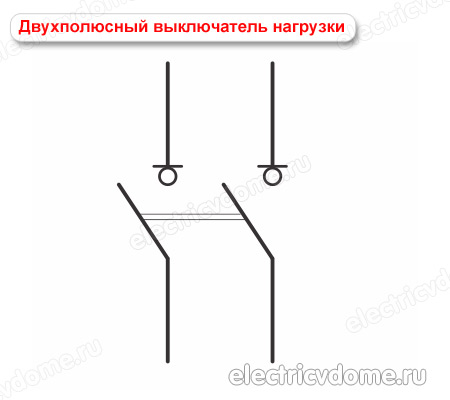 обозначение выключателя нагрузки на схеме