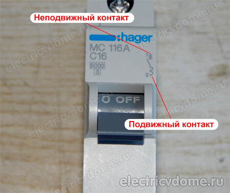 обозначения на автомате hager