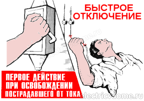 отключение электроустановки