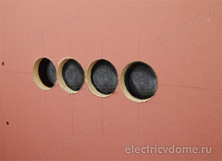 отверстия в гипсокартоне готовы отверстия в гипсокартоне готовы