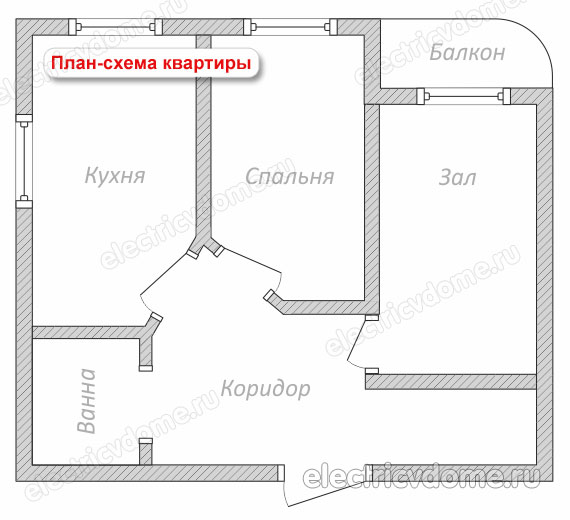 план схема квартиры