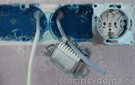 розетка RJ 45