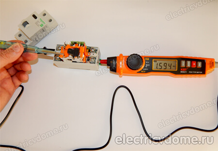 проверяем резистор УЗО