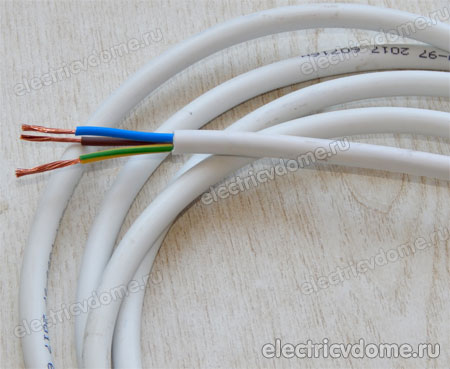 провод ПВС сечение 3х2.5 мм2