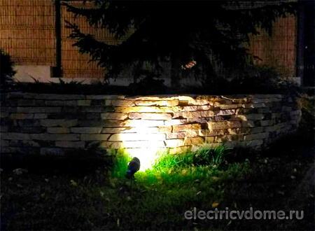 прожектор для подсветки фасада