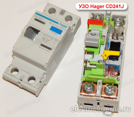 разбираем узо hager