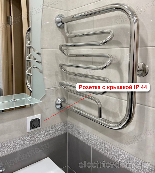 розетка для ванной комнаты