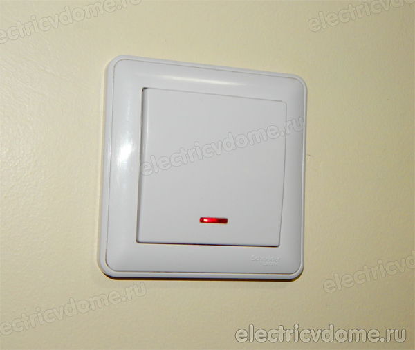 разборка и сборка выключателя освещения