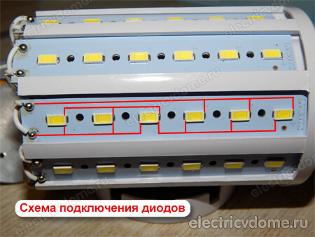 схема подключение диодов-2 схема подключение диодов-2