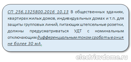 свод правил по установке УЗО 30 мА_svod pravil po ustanovke uzo