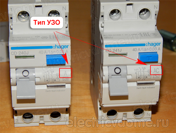 какой тип УЗО выбрать для стиральной машины