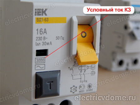 условный ток КЗ