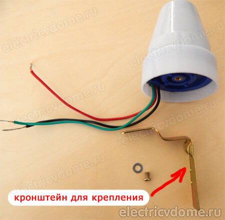 установка фотореле установка фотореле