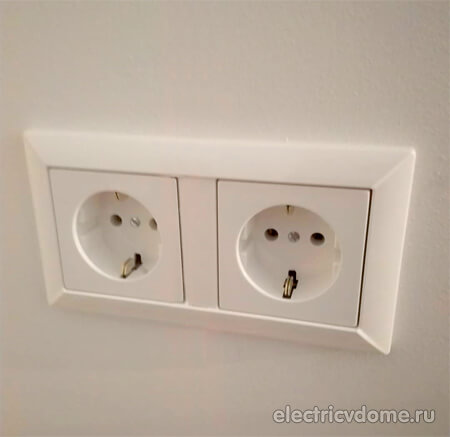 установка розетки на новом месте
