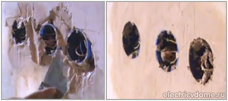 установка розеток