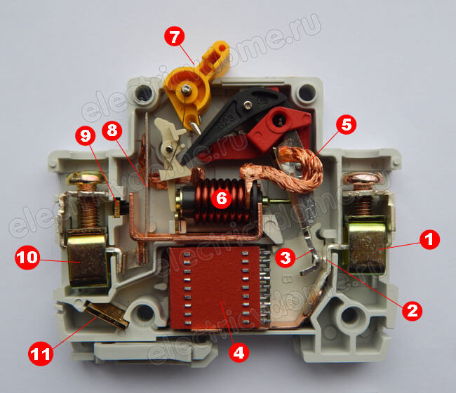 устройство автоматического выключателя
