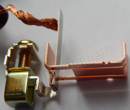 тепловой расцепитель (биметаллическая пластина)