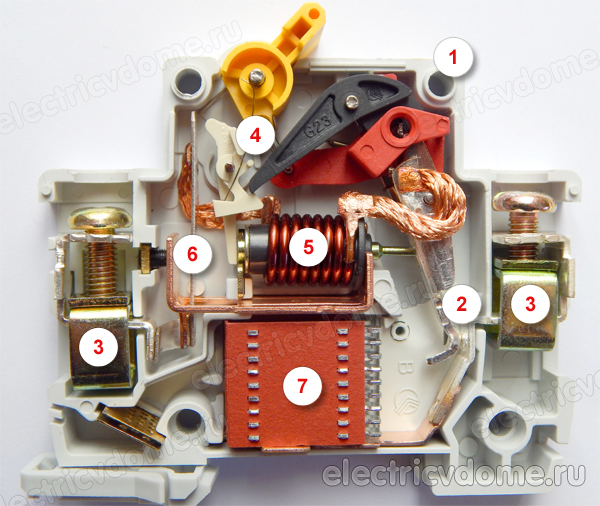 устройство автоматического выключателя
