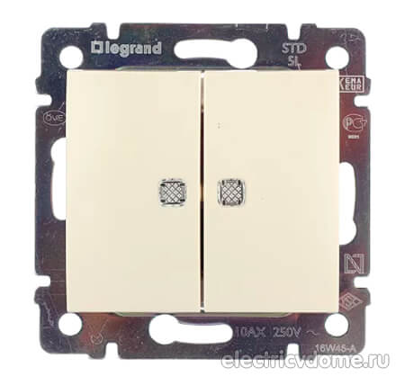 выключатели освещения legrand
