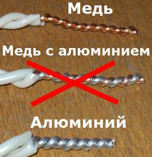 Описание алюминиевой проводки