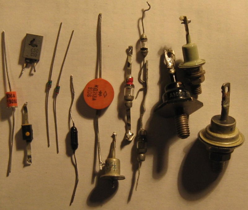 Разновидности полупроводниковых диодов